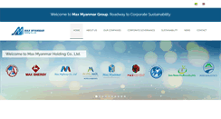 Desktop Screenshot of maxmyanmargroup.com